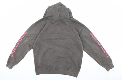 PrettyLittleThing Women’s Grey Pullover Hoodie M