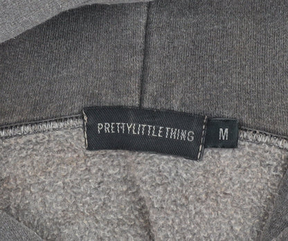 PrettyLittleThing Women’s Grey Pullover Hoodie M