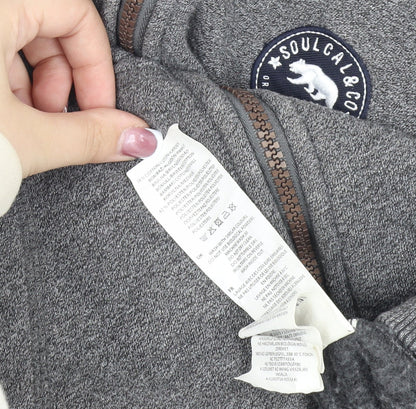 SoulCal & Co Boys Grey Hoodie Jacket 13 Years