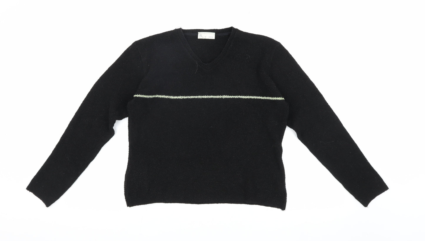 BHS Women's Black Pullover Jumper Size 14