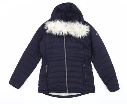 Womens UK Size 10 Craghoppers Blue Puffer Jacket
