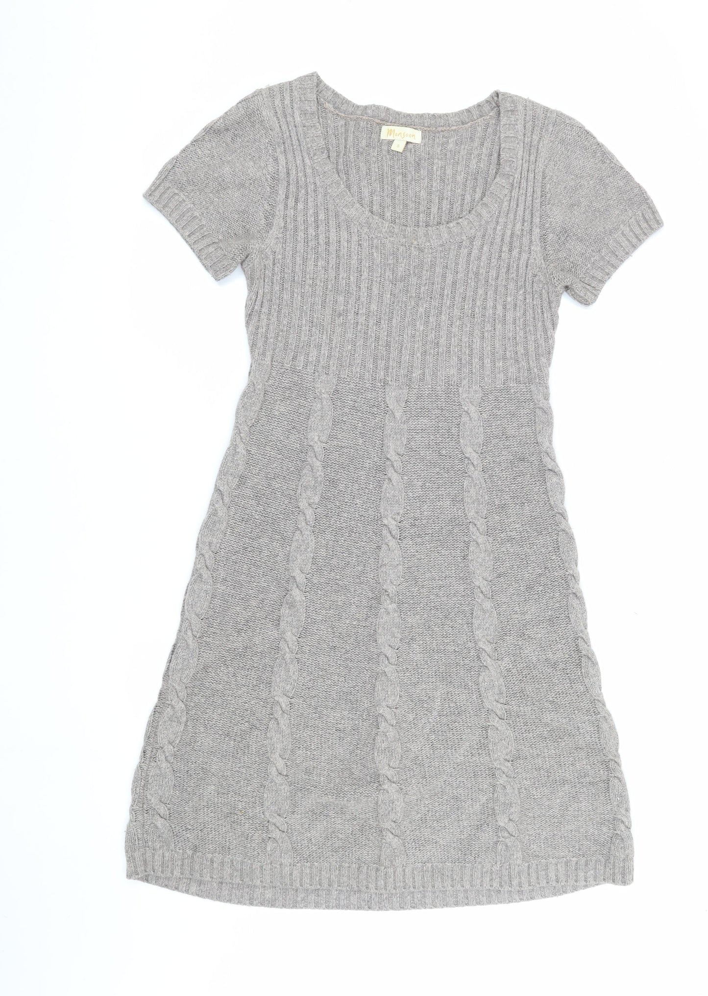 Monsoon Women's Grey Jumper Dress Size S
