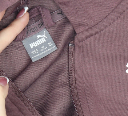 Puma Girls Brown Basic Jacket 13-14 Years