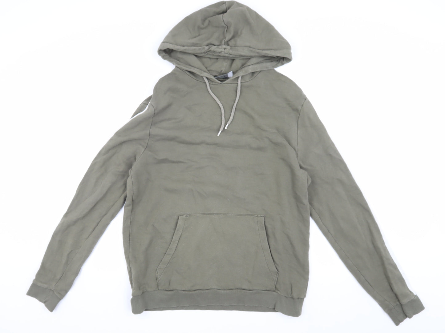 Mens UK Size L ASOS Green Pullover Hoodie