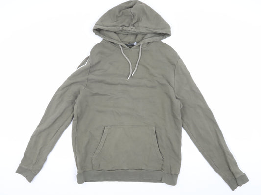 Mens UK Size L ASOS Green Pullover Hoodie