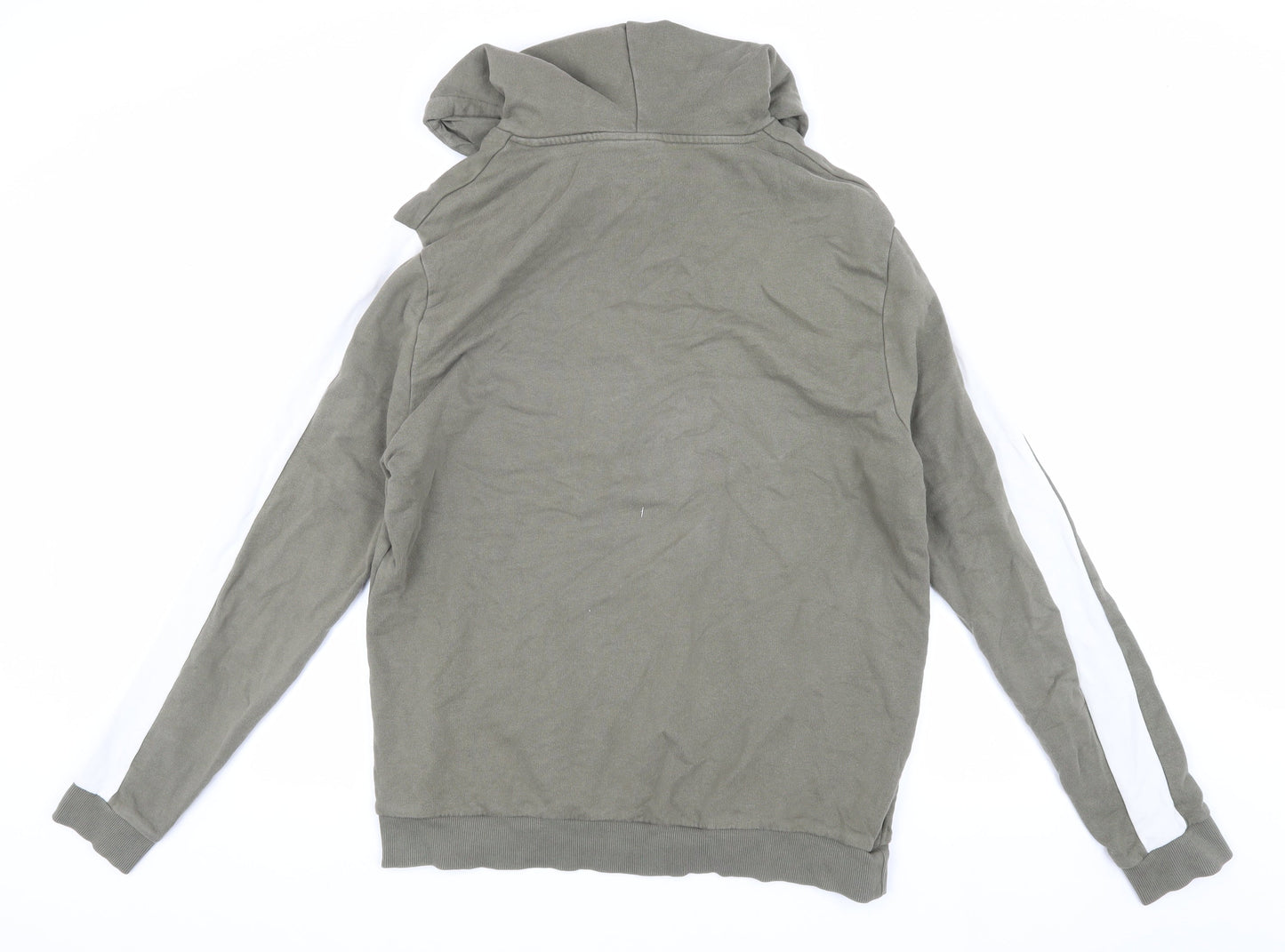 Mens UK Size L ASOS Green Pullover Hoodie