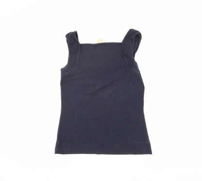 Monsoon Women's Blue Tank Top, Size 10, Solid Camisole