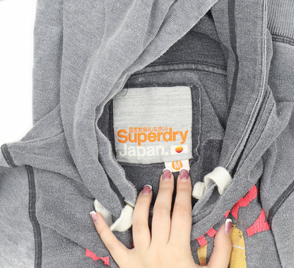 Superdry Women’s Grey Hoodie M - Casual & Stylish