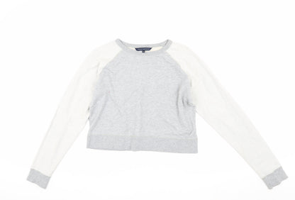 Womens UK Size S French Connection Grey Pullover Sweatshirt