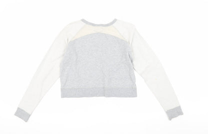 Womens UK Size S French Connection Grey Pullover Sweatshirt