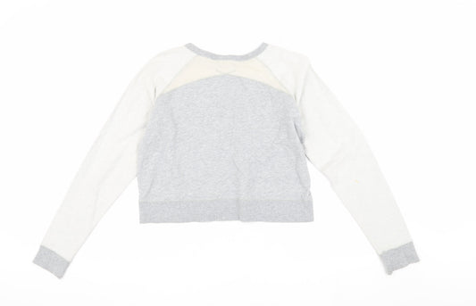 Womens UK Size S French Connection Grey Pullover Sweatshirt