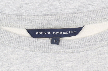 Womens UK Size S French Connection Grey Pullover Sweatshirt