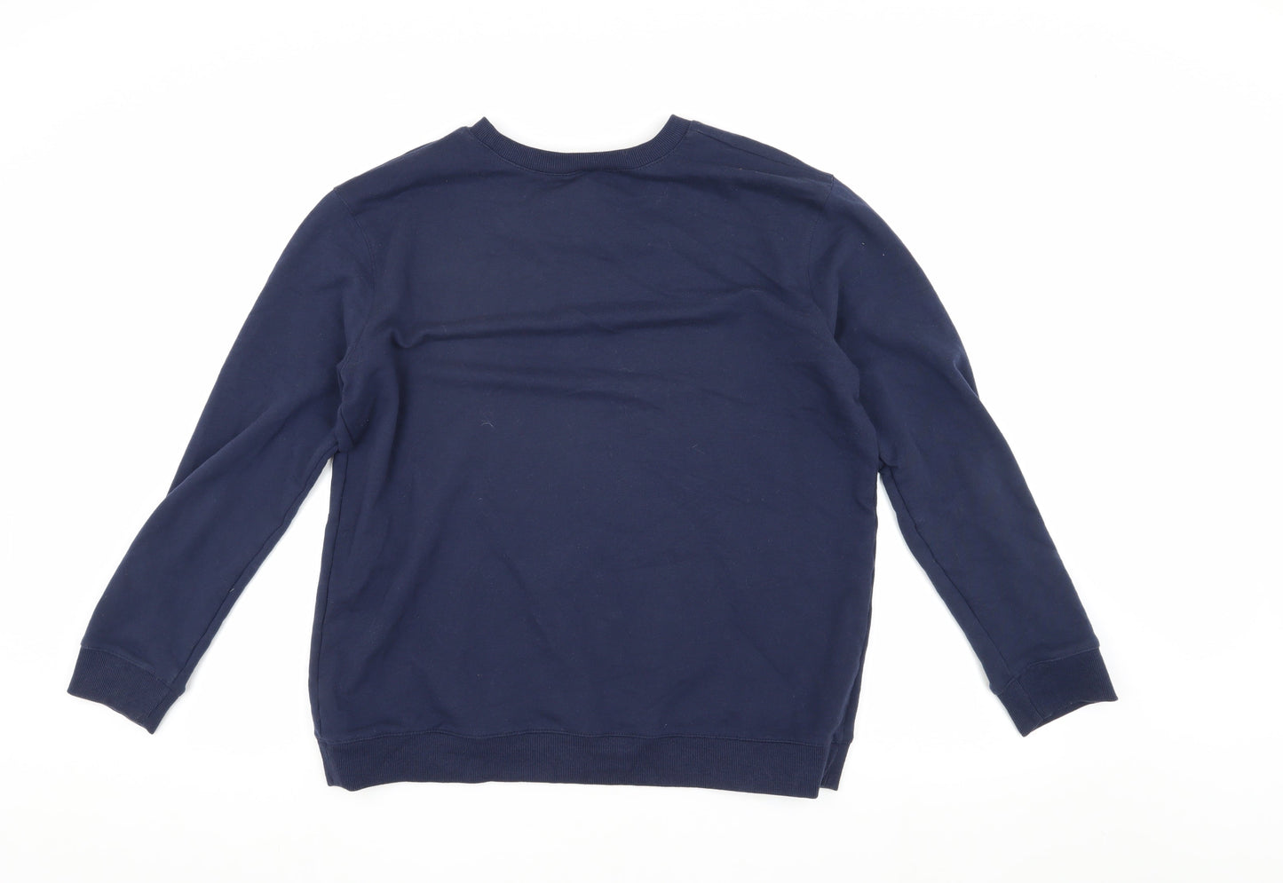 Mens UK Size L DECATHLON Blue Pullover Sweatshirt