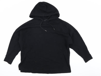 Unisex Adults UK Size XS Monki Black Pullover Hoodie