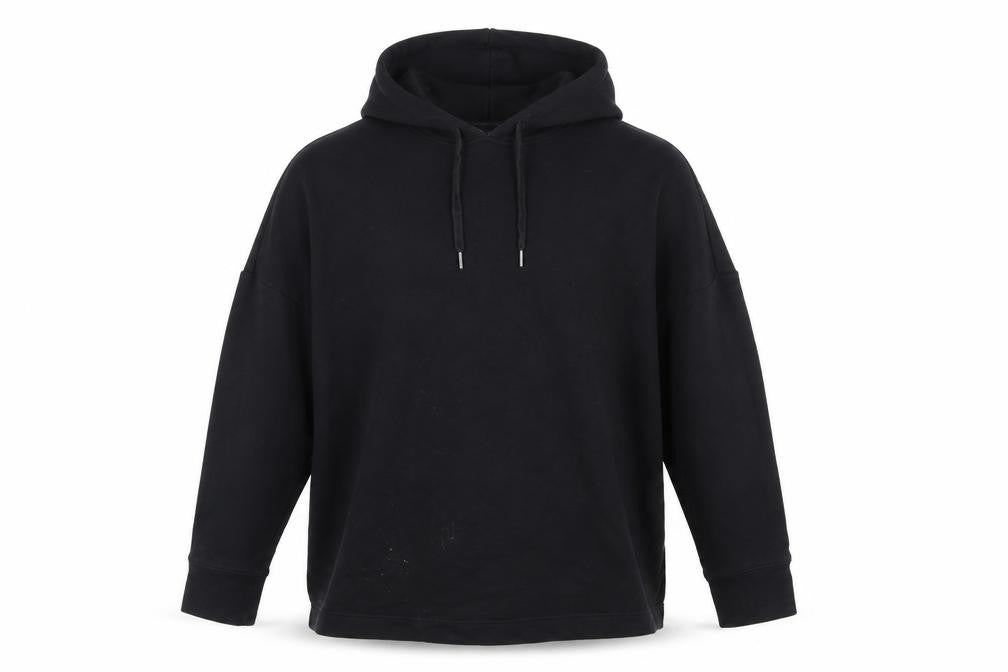 Unisex Adults UK Size XS Monki Black Pullover Hoodie