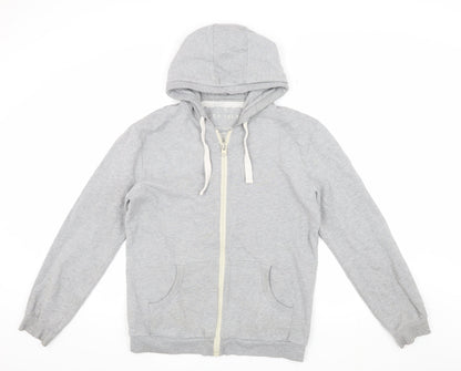 Mens UK Size M River Island Grey Basic Jacket