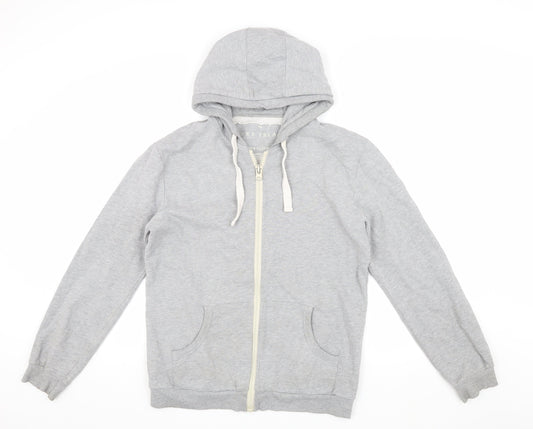 Mens UK Size M River Island Grey Basic Jacket