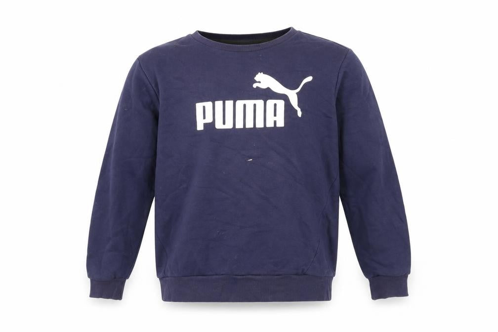 Mens UK Size M PUMA Blue Pullover Sweatshirt