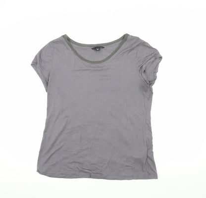 Banana Republic Women's Grey XL Basic T-Shirt
