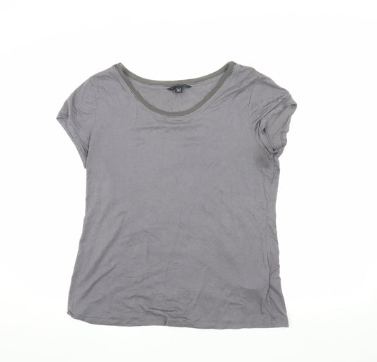 Banana Republic Women's Grey XL Basic T-Shirt