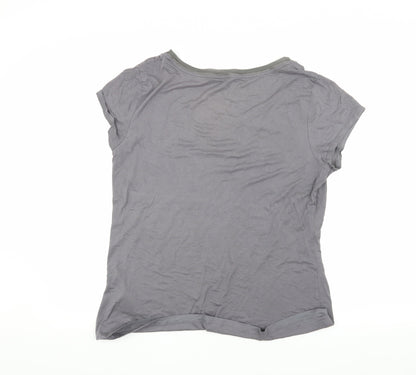 Banana Republic Women's Grey XL Basic T-Shirt