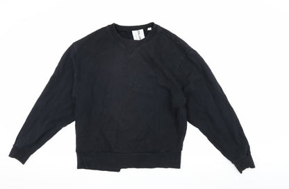 Mens UK Size L COLLUSION Black Pullover Sweatshirt