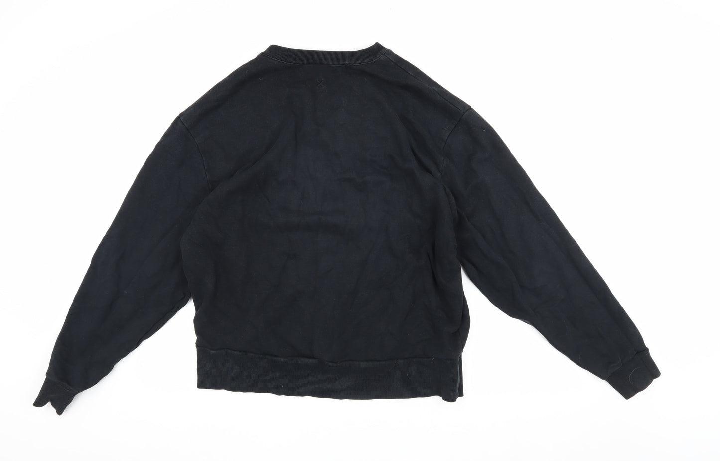 Mens UK Size L COLLUSION Black Pullover Sweatshirt