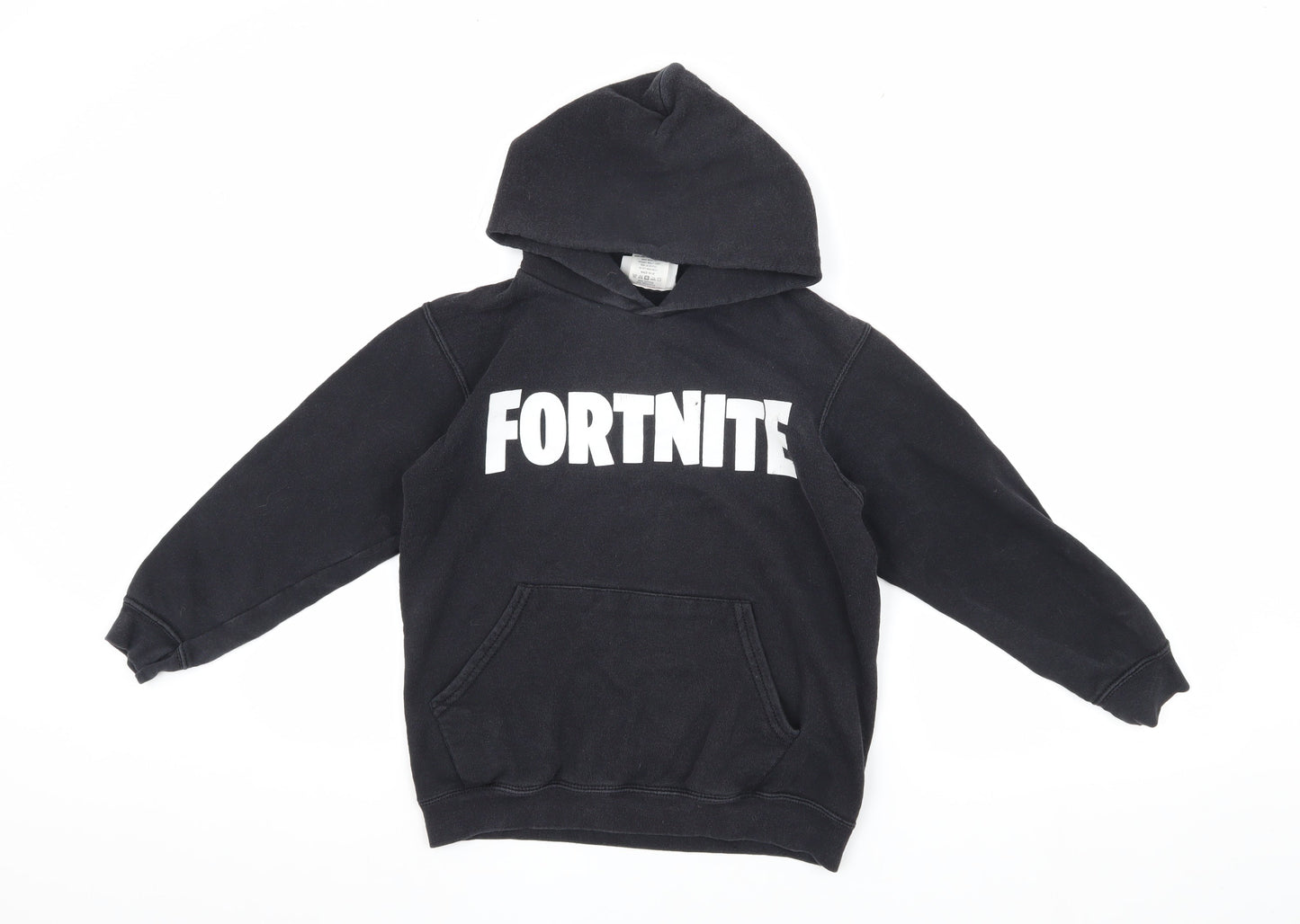 Fortnite Boys Black Pullover Hoodie, Age 9-10, Graphic Print