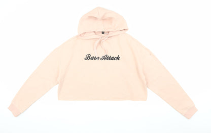 H&M Women’s Pink Pullover Hoodie Size 12