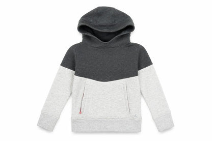 Front view of Decathlon boys’ multicoloured hoodie, 5-6 years, pullover style