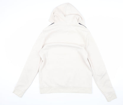 Mens UK Size S River Island Ivory Pullover Hoodie