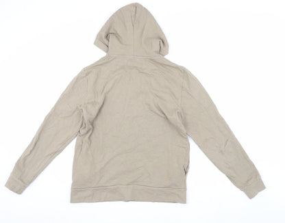 Mens UK Size S ASOS Beige Pullover Hoodie