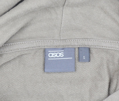 Mens UK Size S ASOS Beige Pullover Hoodie
