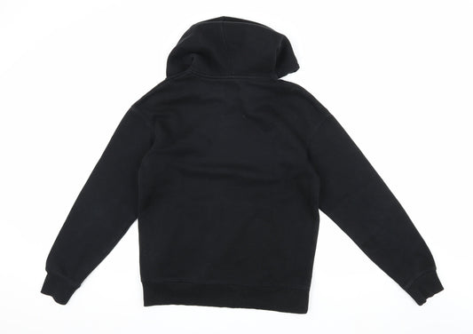 Mens UK Size S JACK & JONES Black Pullover Hoodie