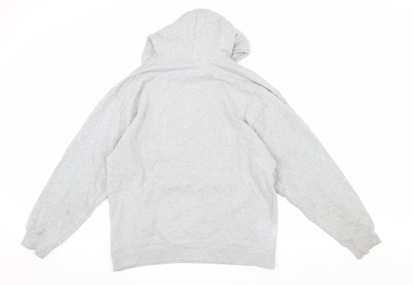 Shok Activewear Unisex Grey Graphic Pullover Hoodie L