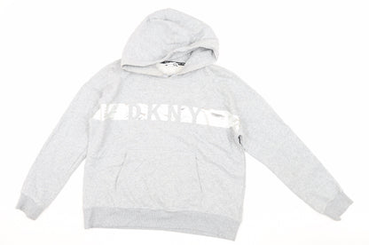 DKNY Sport Women's Grey Pullover Hoodie - Comfortable All-Season Wear