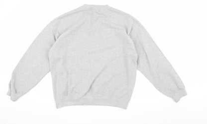 Hearts & Bows Unisex Grey Pullover Sweatshirt L