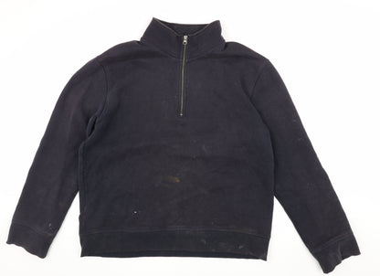 Mens UK Size XL Gap Black Pullover Sweatshirt