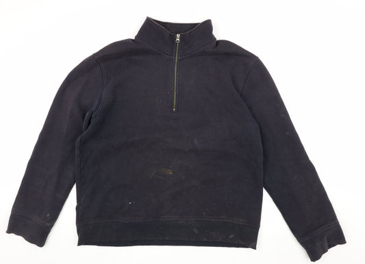 Mens UK Size XL Gap Black Pullover Sweatshirt