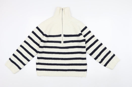Womens UK Size S H&M Ivory Pullover Jumper