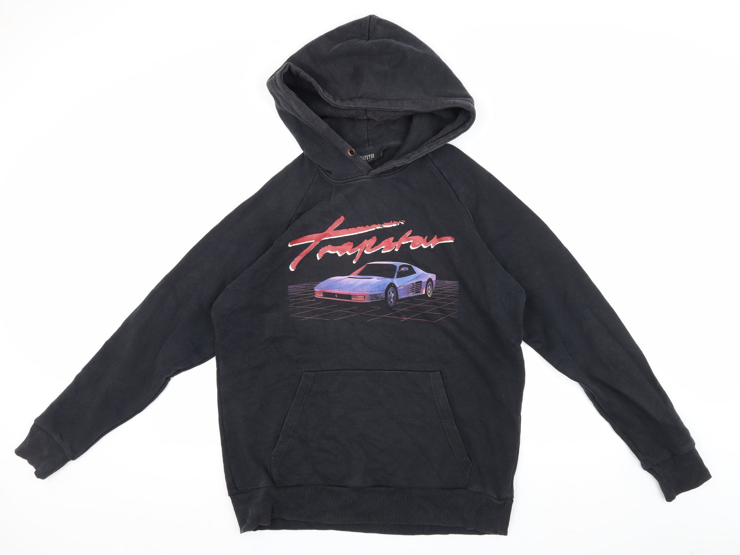 Trapstar Men's Black Pullover Hoodie S