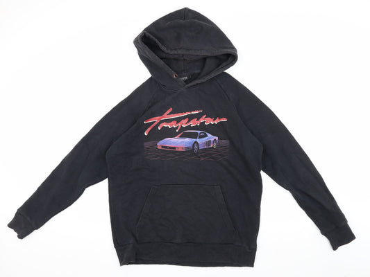 Trapstar Men's Black Pullover Hoodie S