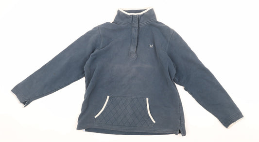 Additional front view of Crew Clothing Women's Blue Pullover Sweatshirt 12