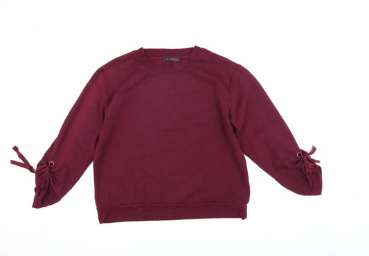 Womens UK Size 14 Marks and Spencer Red Pullover Sweatshirt
