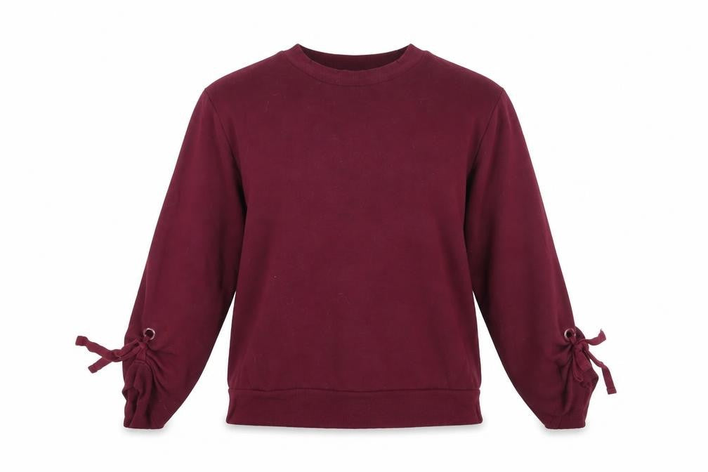 Womens UK Size 14 Marks and Spencer Red Pullover Sweatshirt