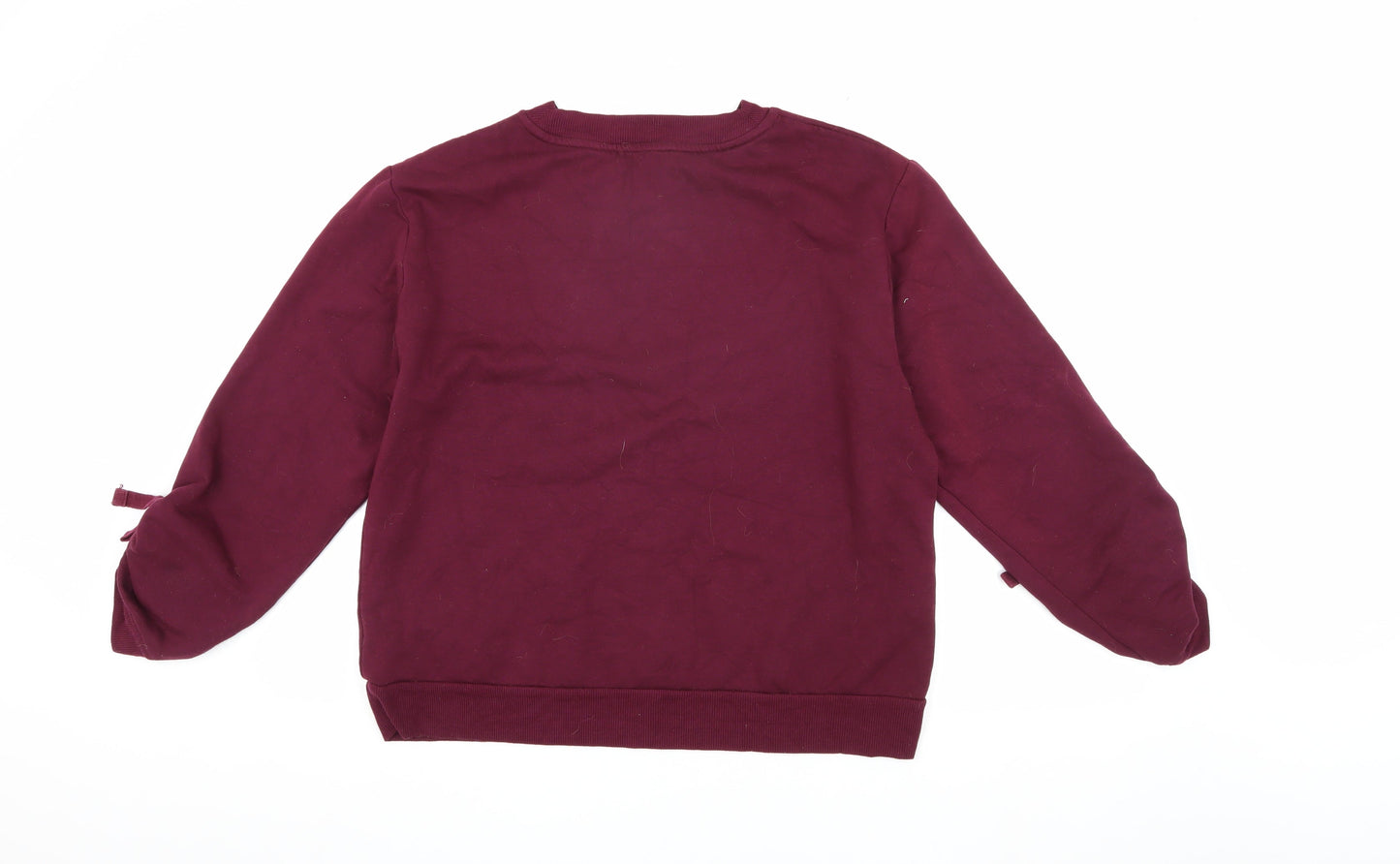 Womens UK Size 14 Marks and Spencer Red Pullover Sweatshirt