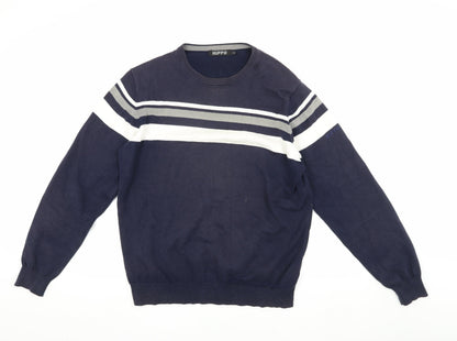 HiPPO Men's Blue Pullover Jumper M