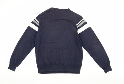 HiPPO Men's Blue Pullover Jumper M