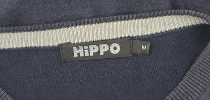 HiPPO Men's Blue Pullover Jumper M