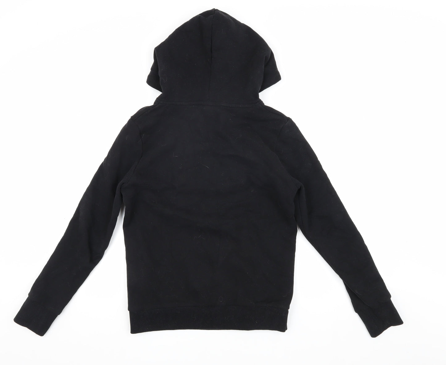 Superdry Women's Black Hoodie - UK 10, Vintage Style